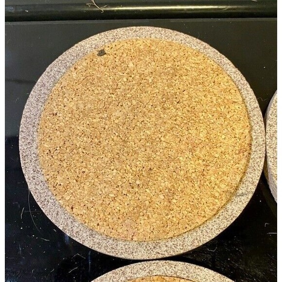 Thirstystone Sandstone Coasters Don't Mess with Texas Set of 4 Cork Backing - Picture 10 of 12